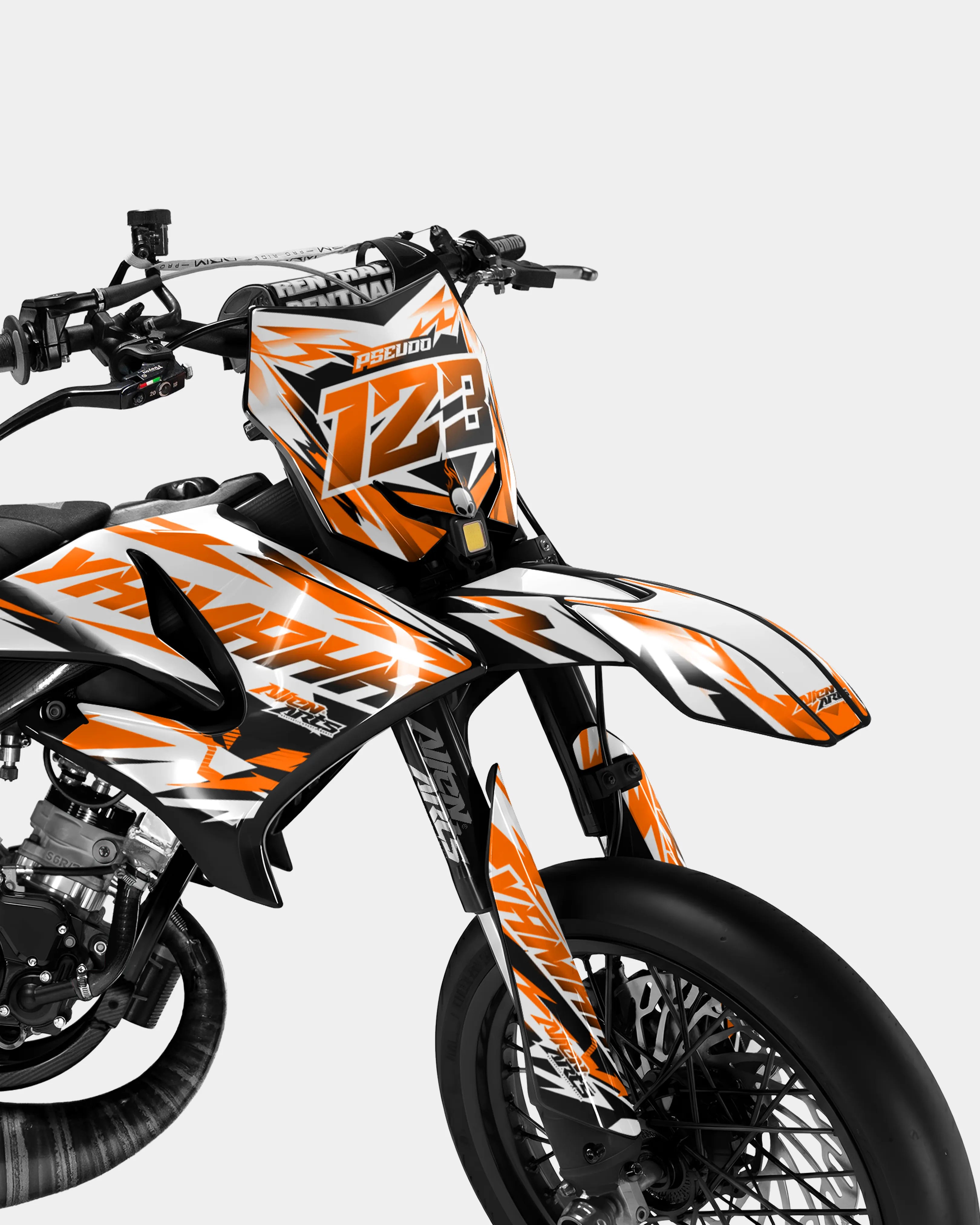 VESTA - Kit deco YAMAHA DT 50cc - Orange