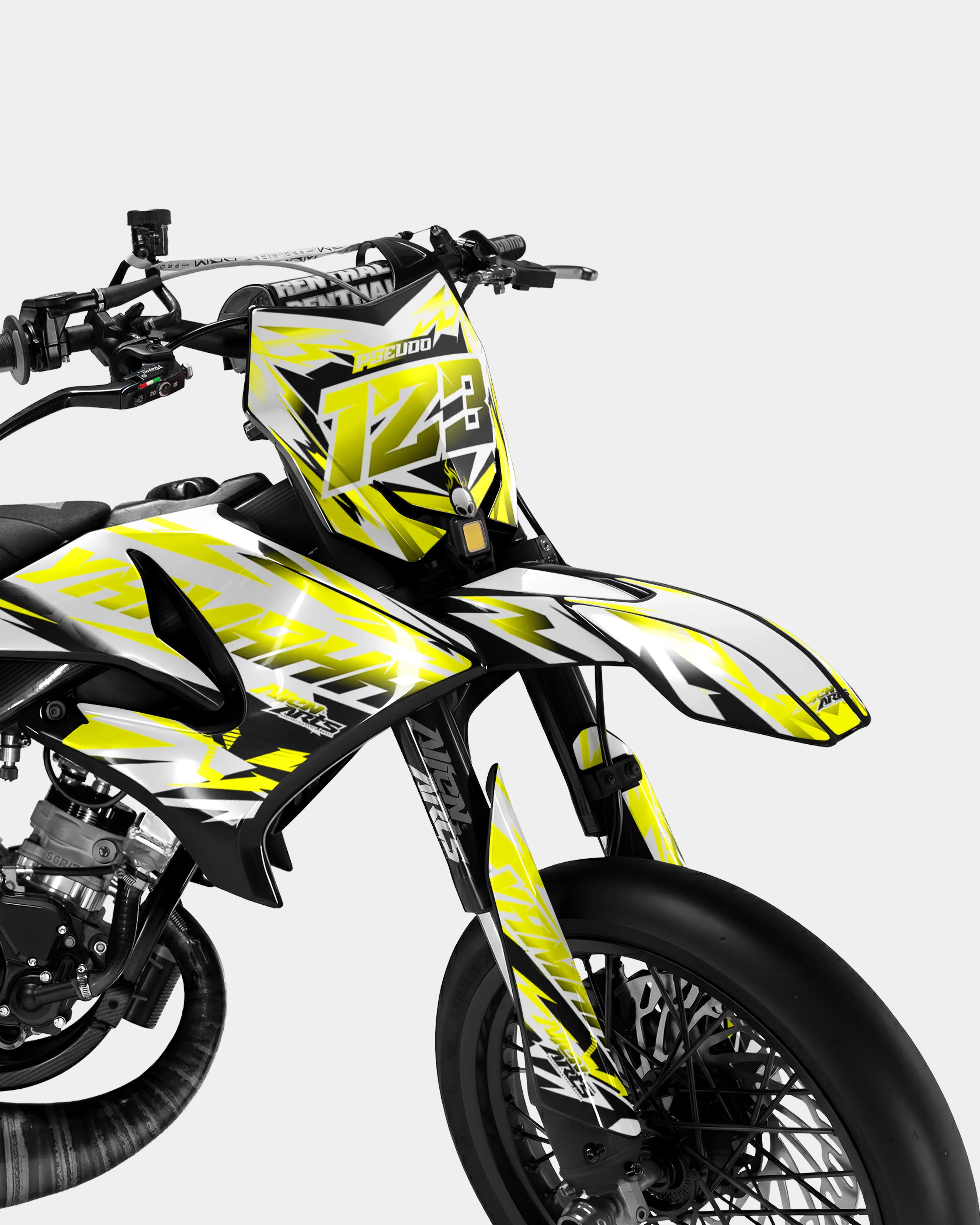 VESTA - Kit deco YAMAHA DT 50cc - Jaune