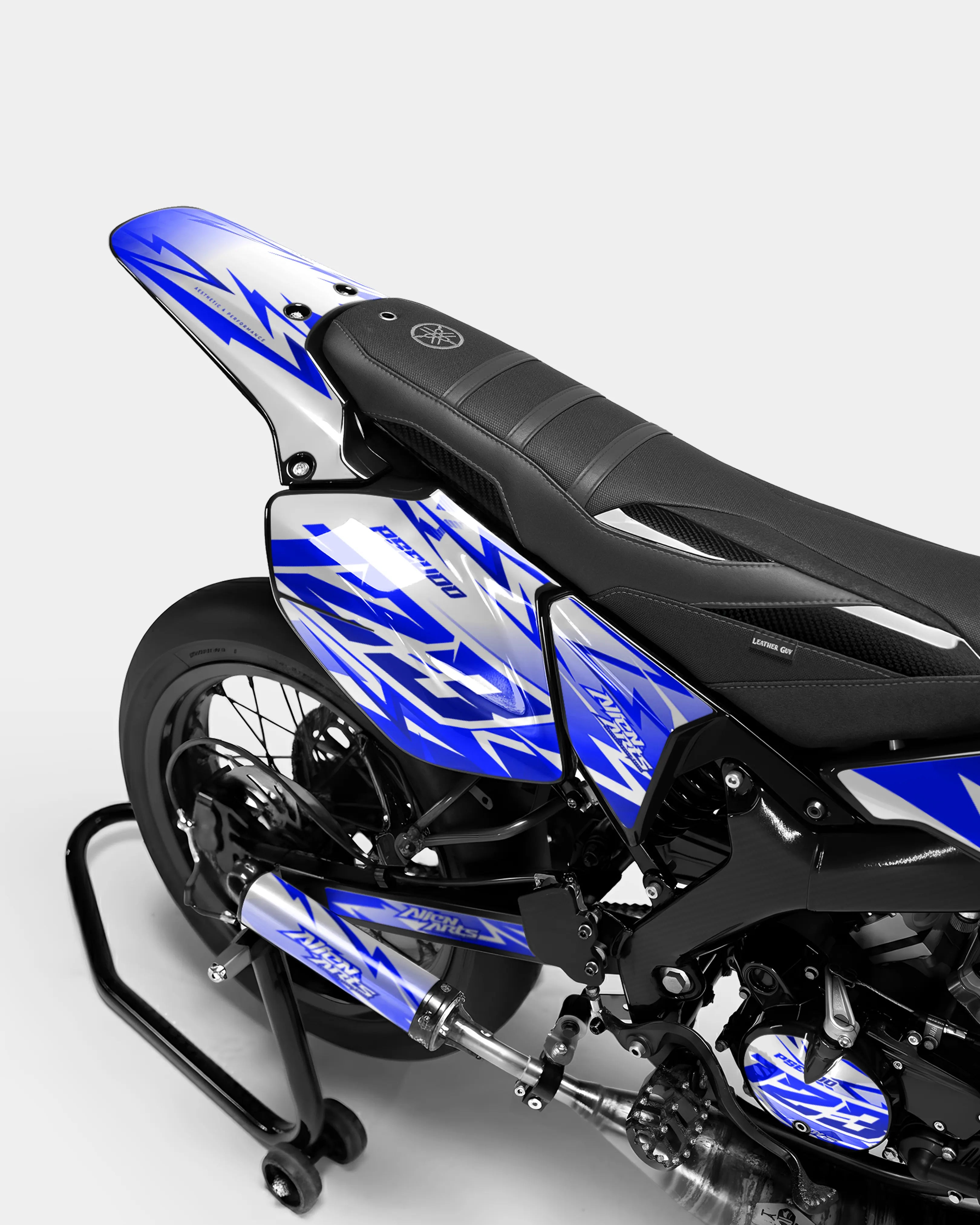 CALYPSO - Kit deco YAMAHA DT 50cc - Bleu foncé