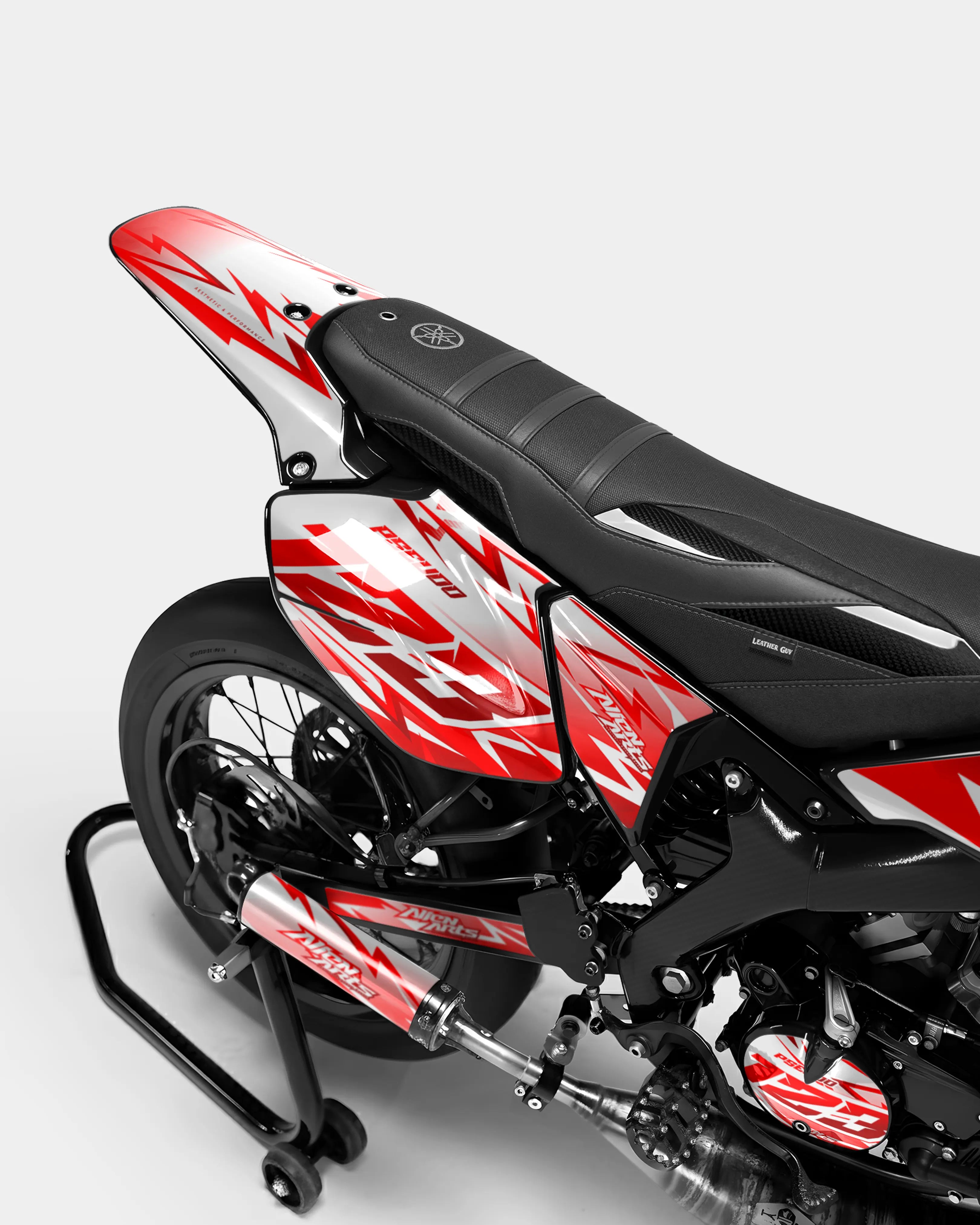 CALYPSO - Kit deco YAMAHA DT 50cc - Rouge