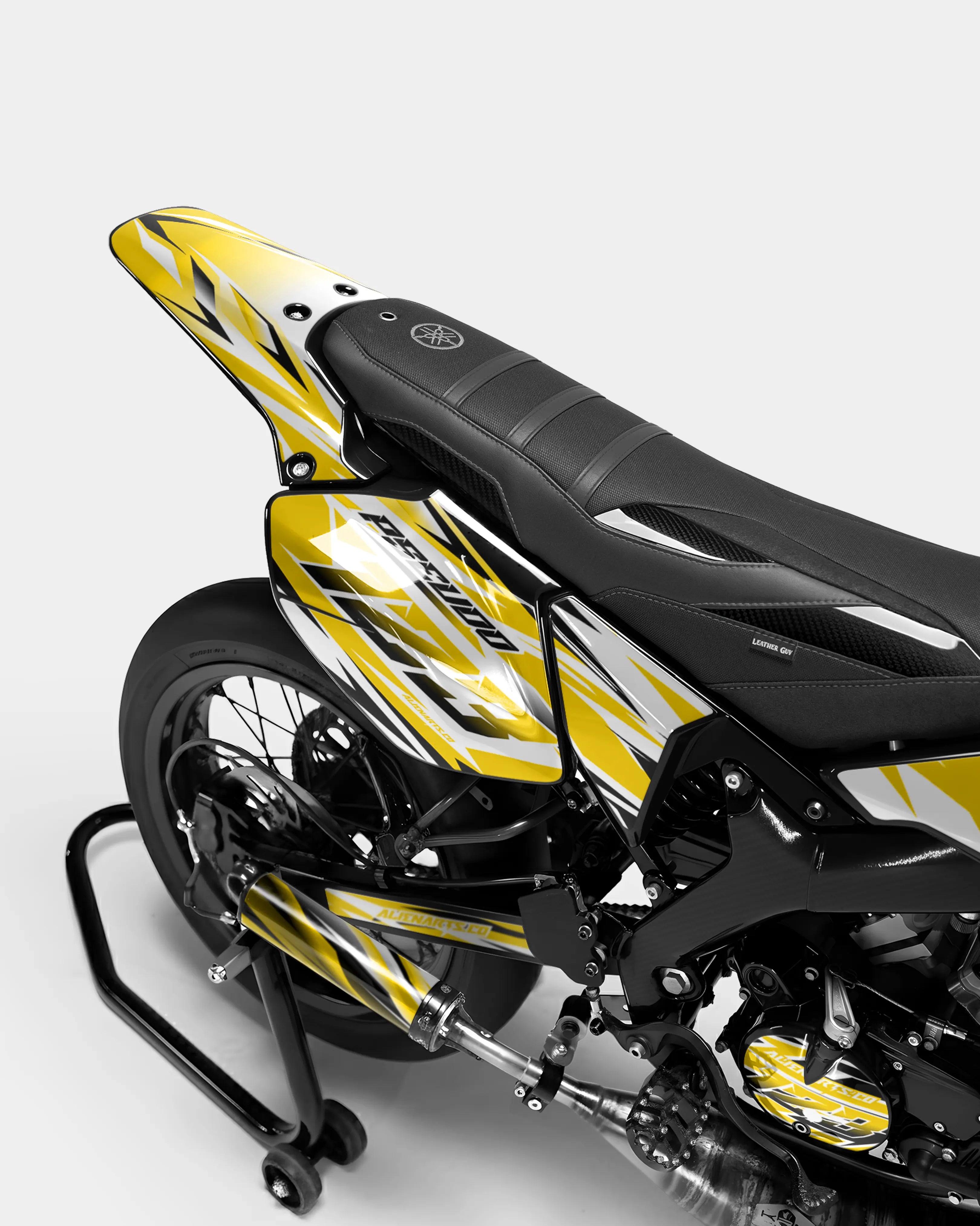 FABLE - Kit deco YAMAHA DT 50cc - Jaune foncé