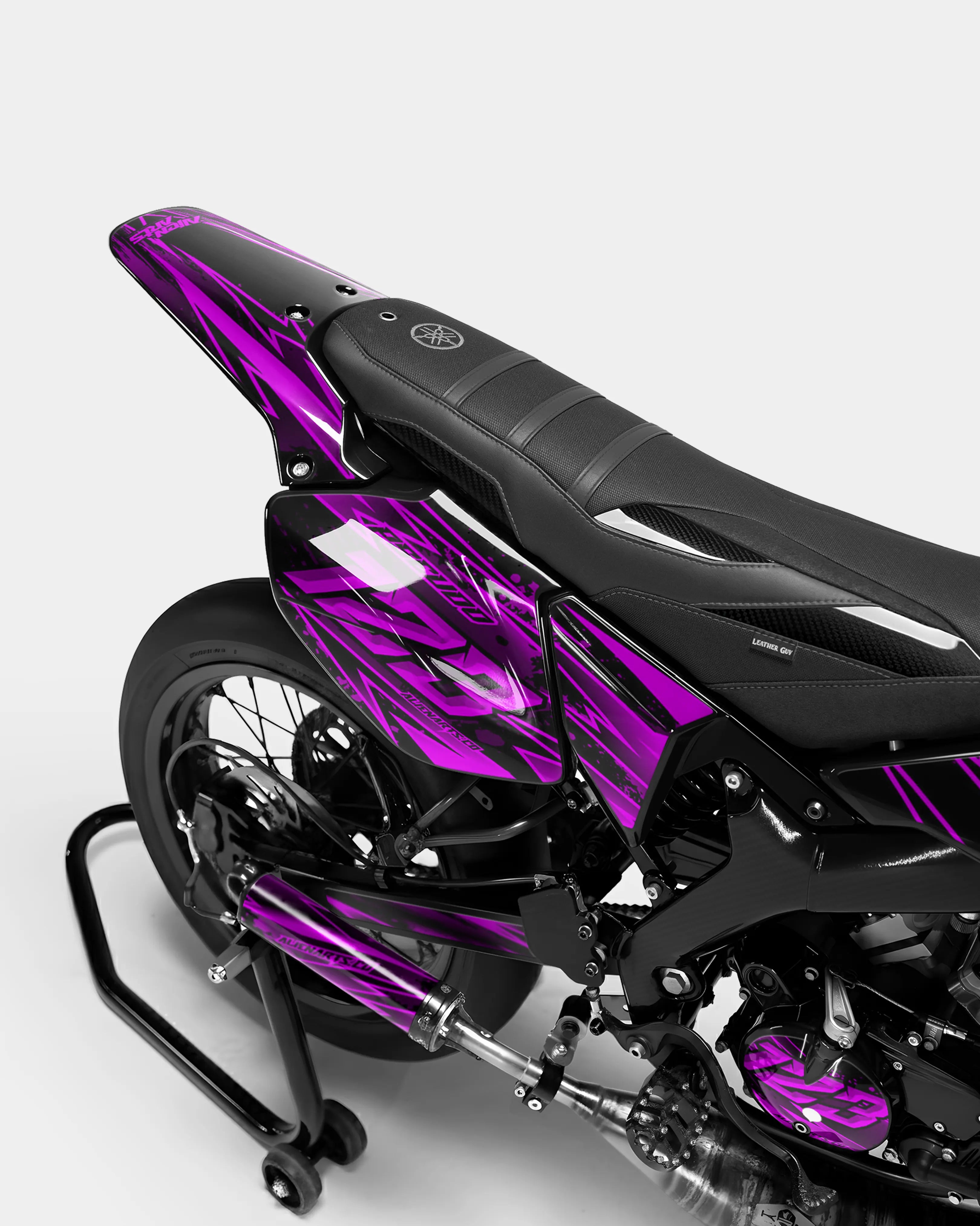 SPIEGEL - Dekorationsset YAMAHA DT 50cc - Rosa