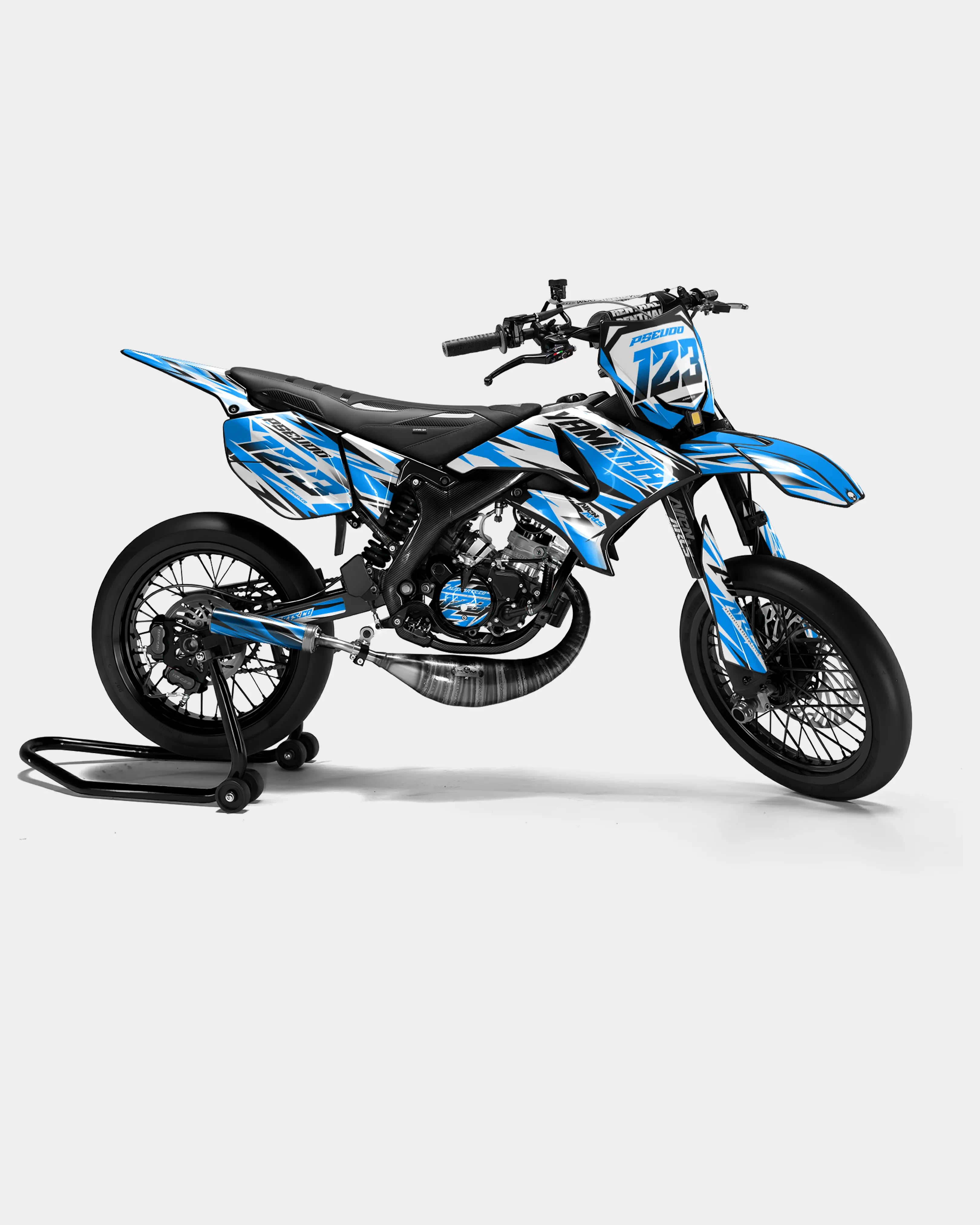 FABLE - Kit deco YAMAHA DT 50cc - Bleu