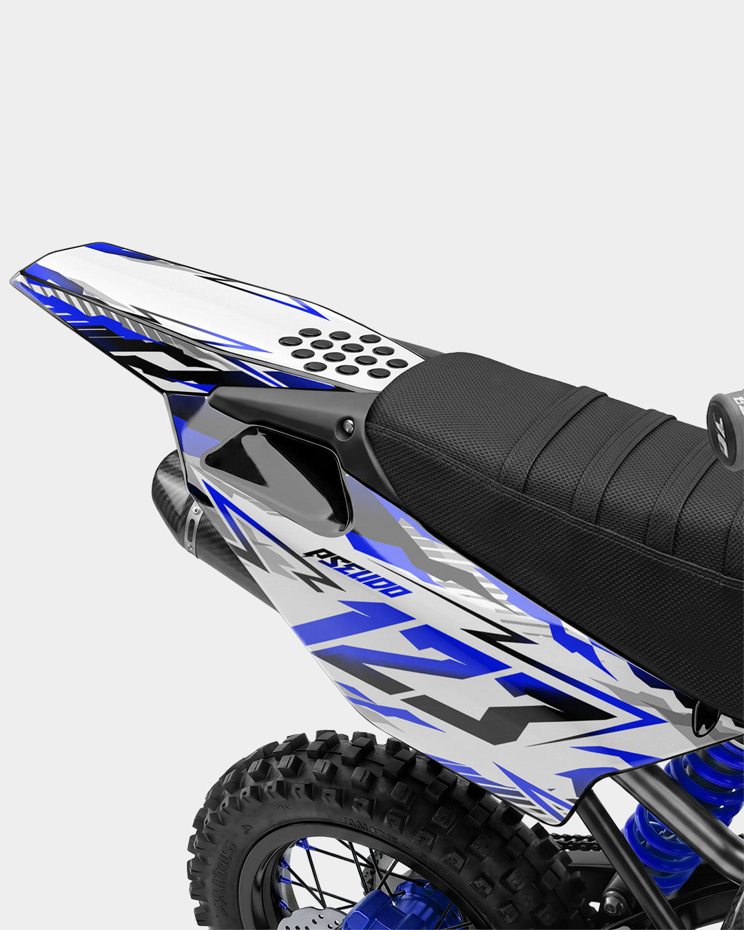 FERAL - Kit Déco Dirt Bike Semi-Personnalisable - Bleu foncé