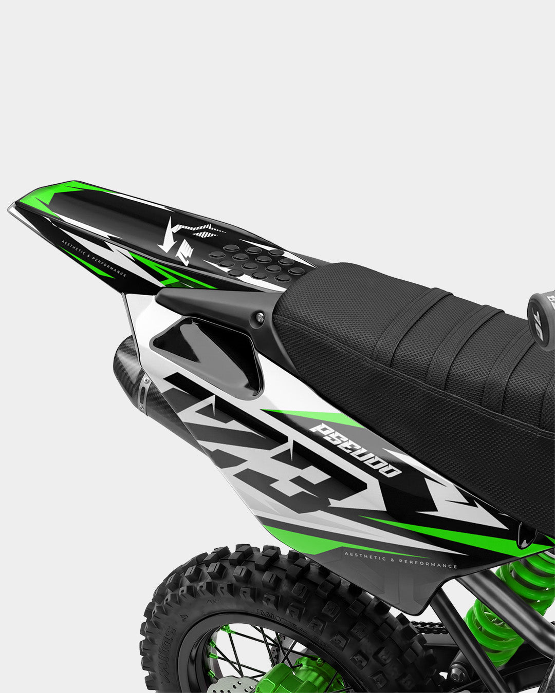 TOHARI - Semi-Customizable Graphic Bike - Green