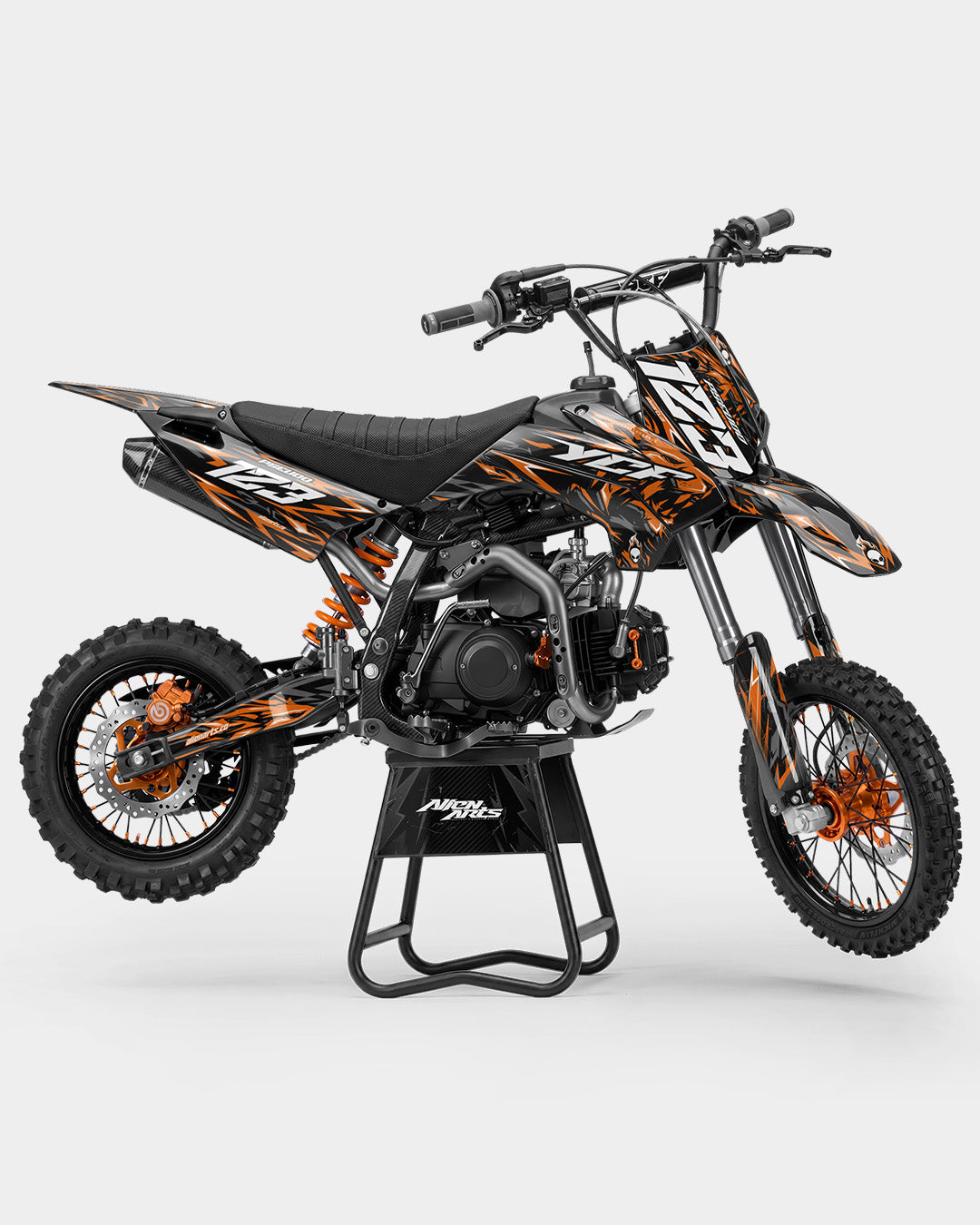 RAION - Semi-Customizable Graphic Bike - Orange