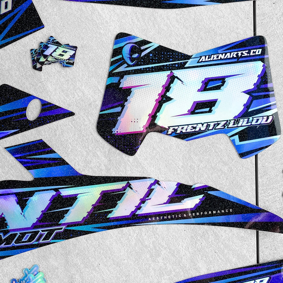 Deko-Set HM 50cc | Maßgeschneidert - AlienArts