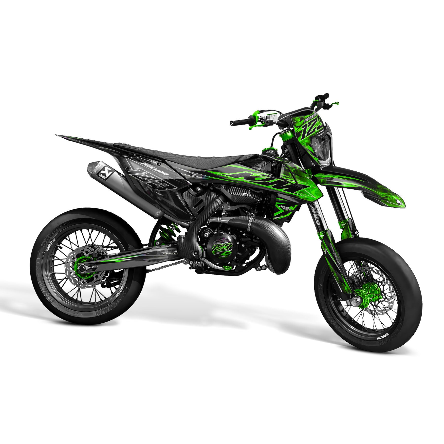 CRANKZ - Semi-Personalisierbares Supermotard Deko-Kit