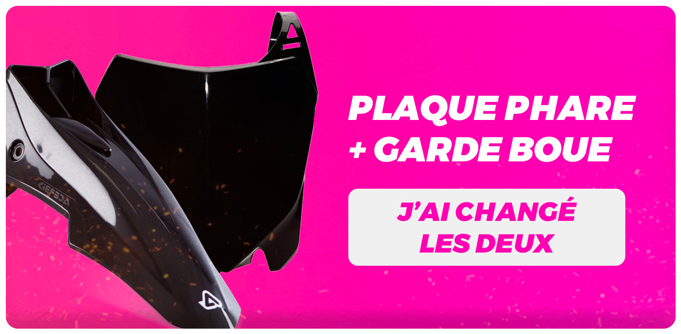 Placa de faro personalizada + guardabarros - AlienArts