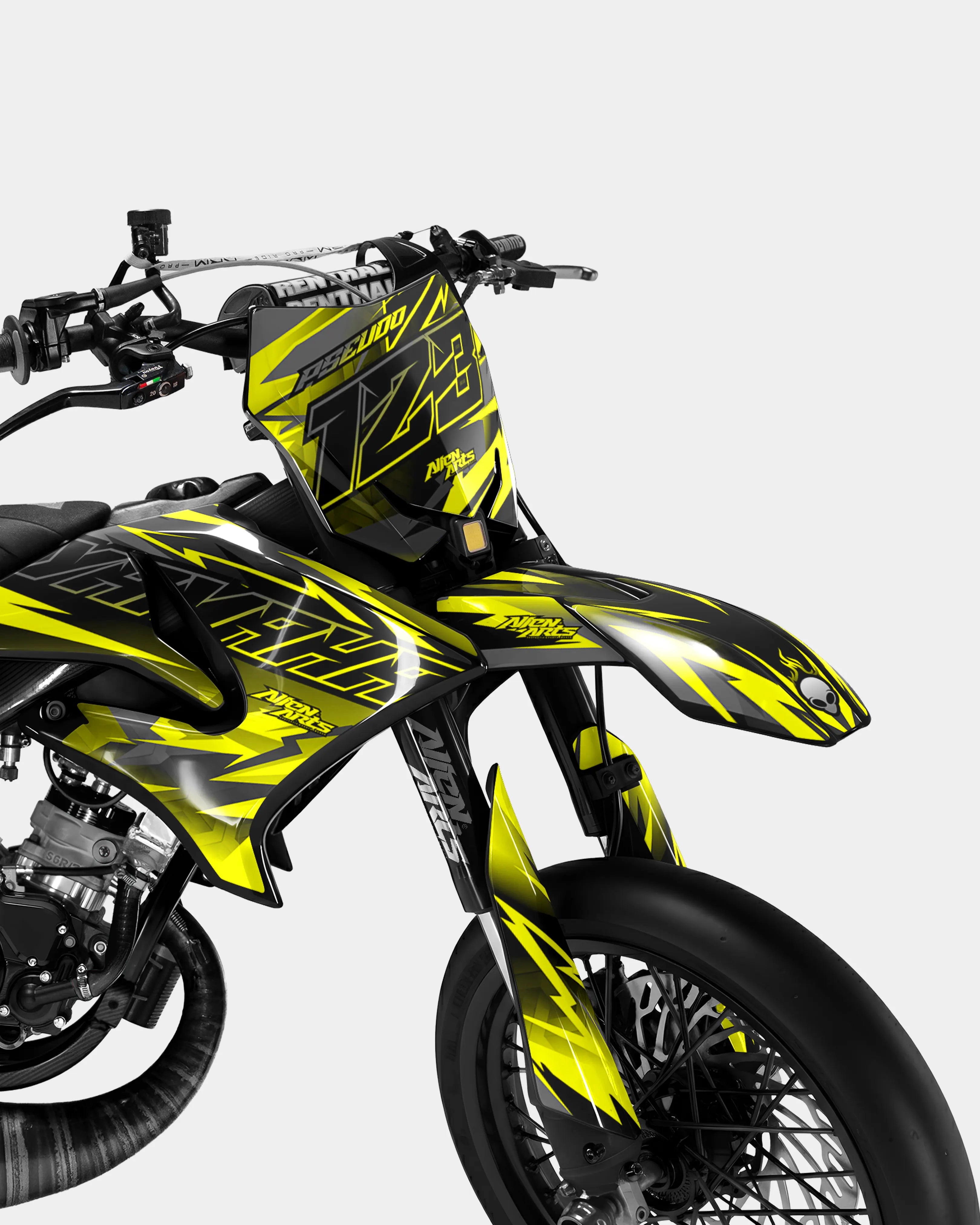 ZÉPHYR - Kit decorativo YAMAHA DT 50cc - Amarillo