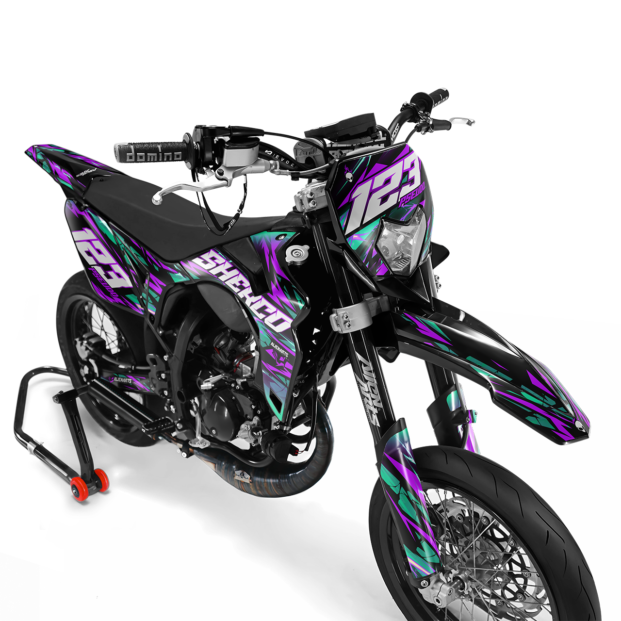 TETRA - Semi-aanpasbare decokit voor 50cc-motorfiets