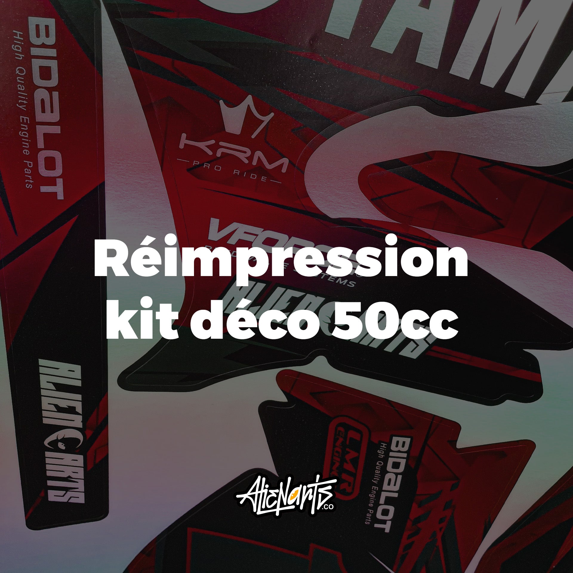 Réimpression de kit déco 50cc - AlienArts