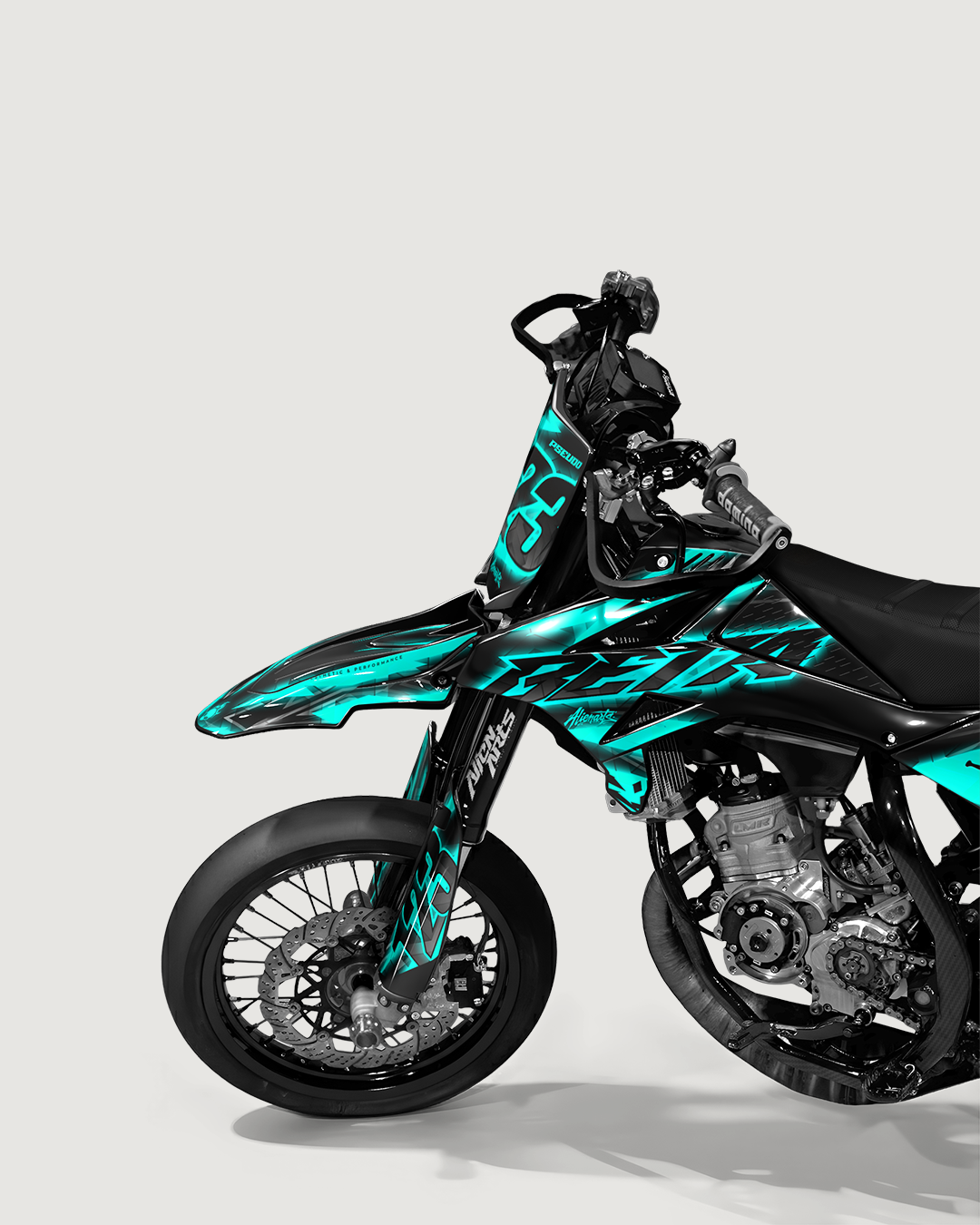 RAZOR - Kit deco BETA 50cc - Turquoise — vue de face