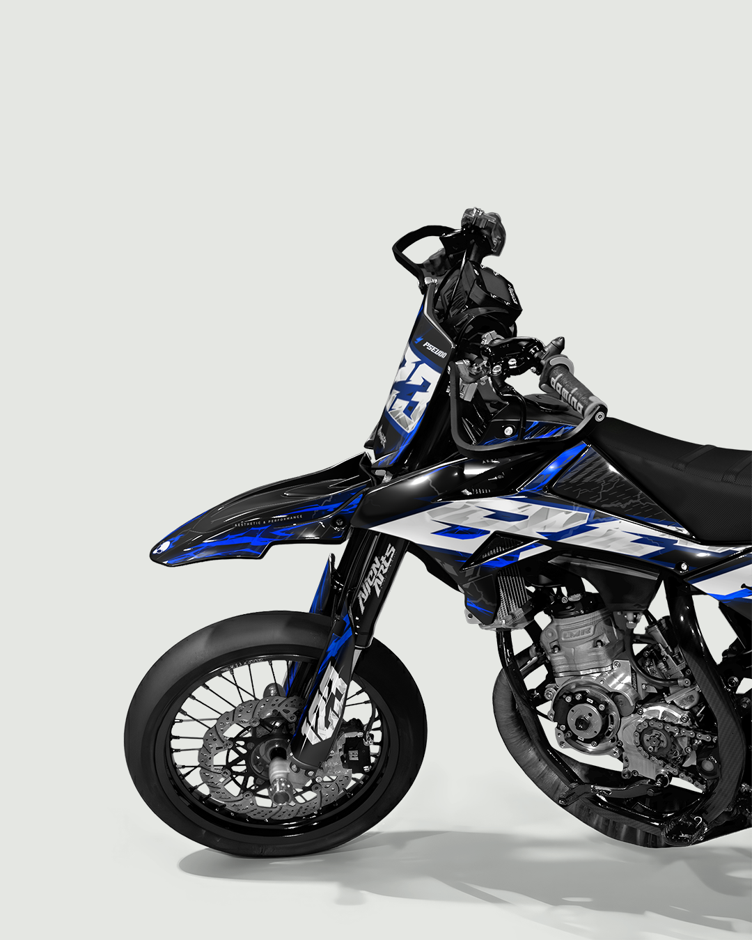STORMX - Kit deco BETA 50cc - Bleu — vue de face
