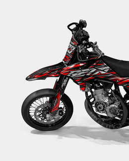 LUEUR - Kit deco BETA 50cc - Rouge — vue 2