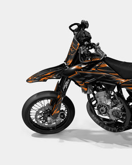 MISTRAL - Kit deco BETA 50cc - Orange — vue 2