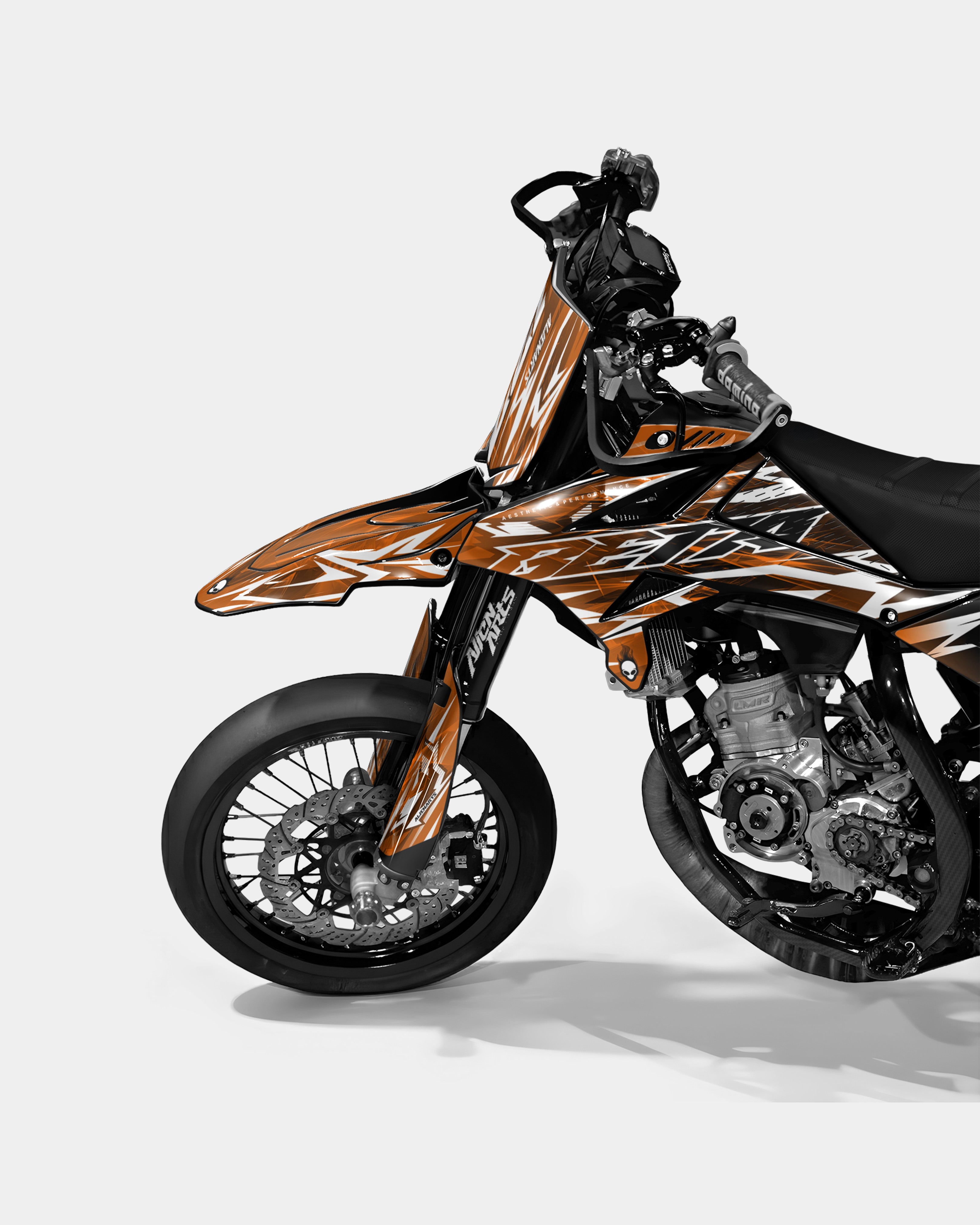 PLUME - BETA 50cc decoration kit - Orange