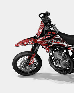 PLUME - Kit deco BETA 50cc - Rouge — vue 2