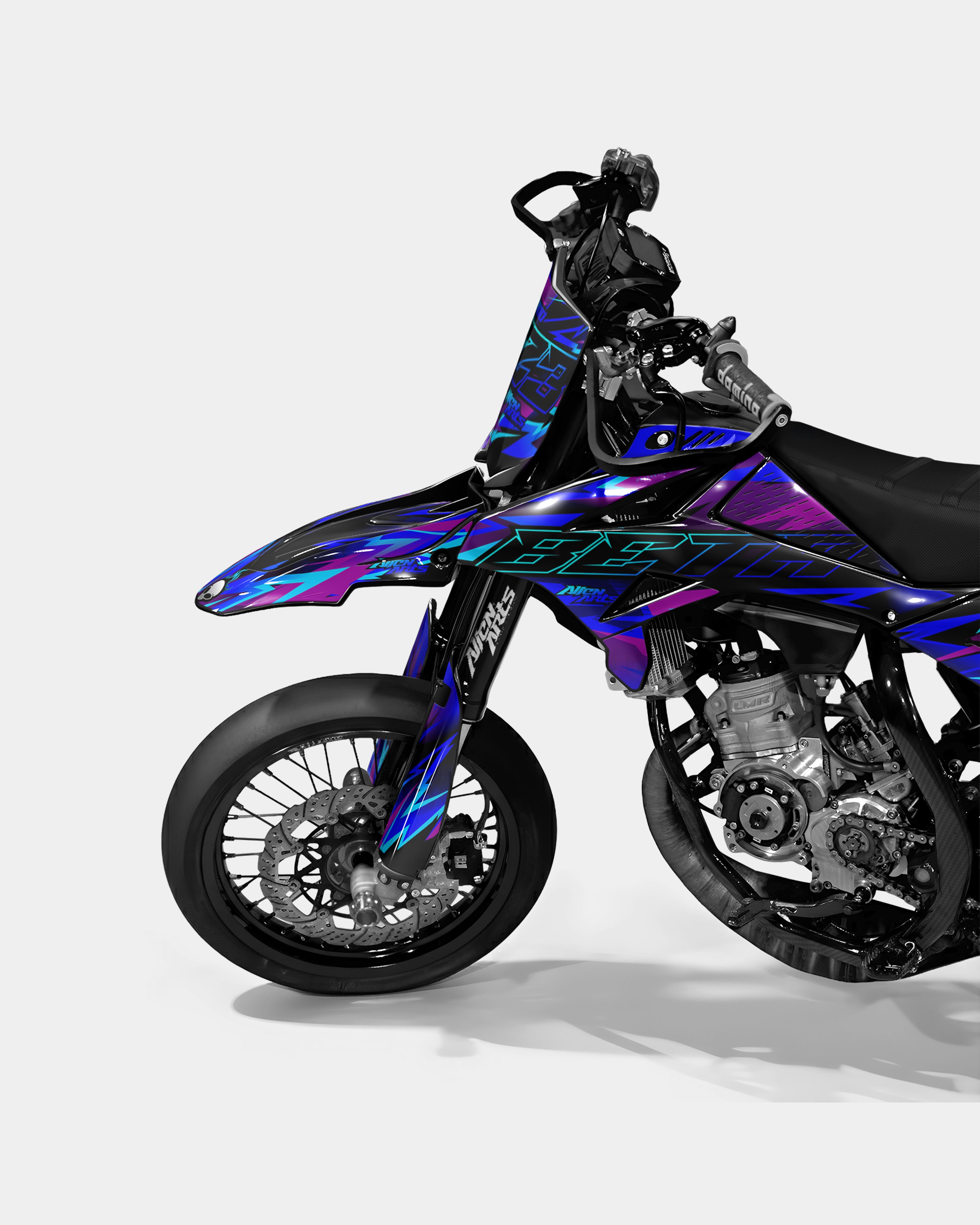 ZÉPHYR - Kit deco BETA 50cc - Bleu Rose