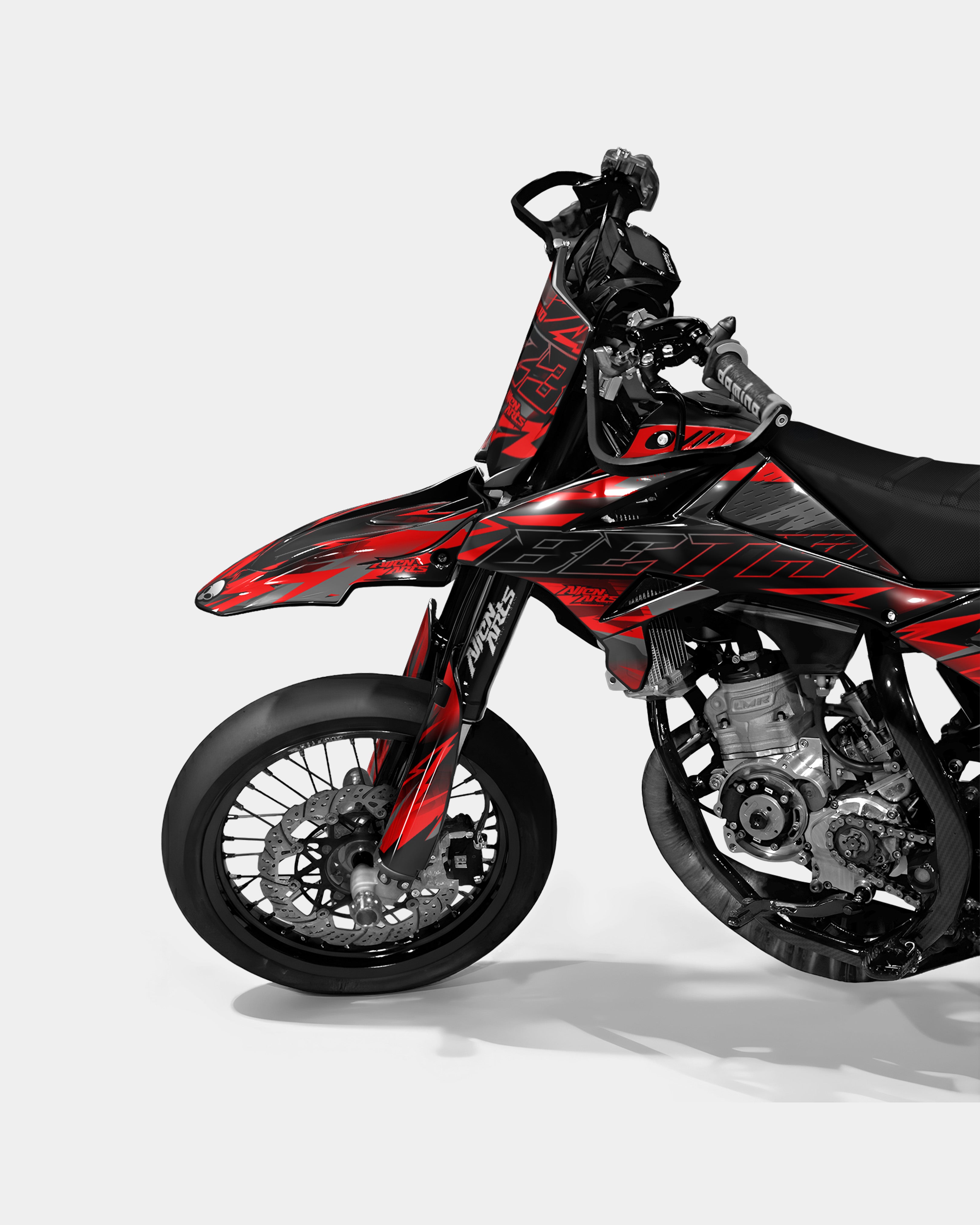 ZÉPHYR - Kit deco BETA 50cc - Rouge