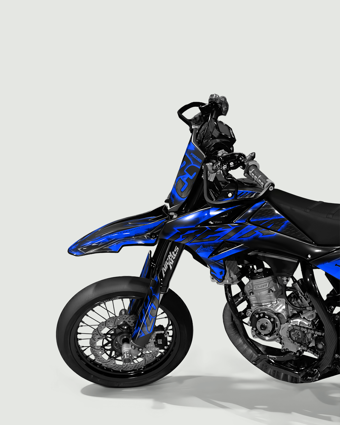RAZOR - Kit deco BETA 50cc - Bleu — vue de face