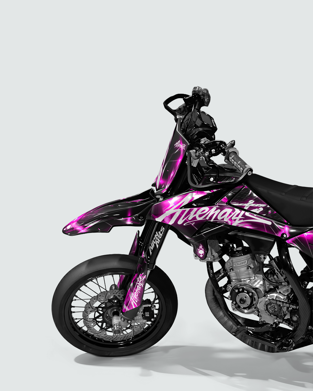 PLASMA - Kit deco BETA 50cc - Rose — vue de face