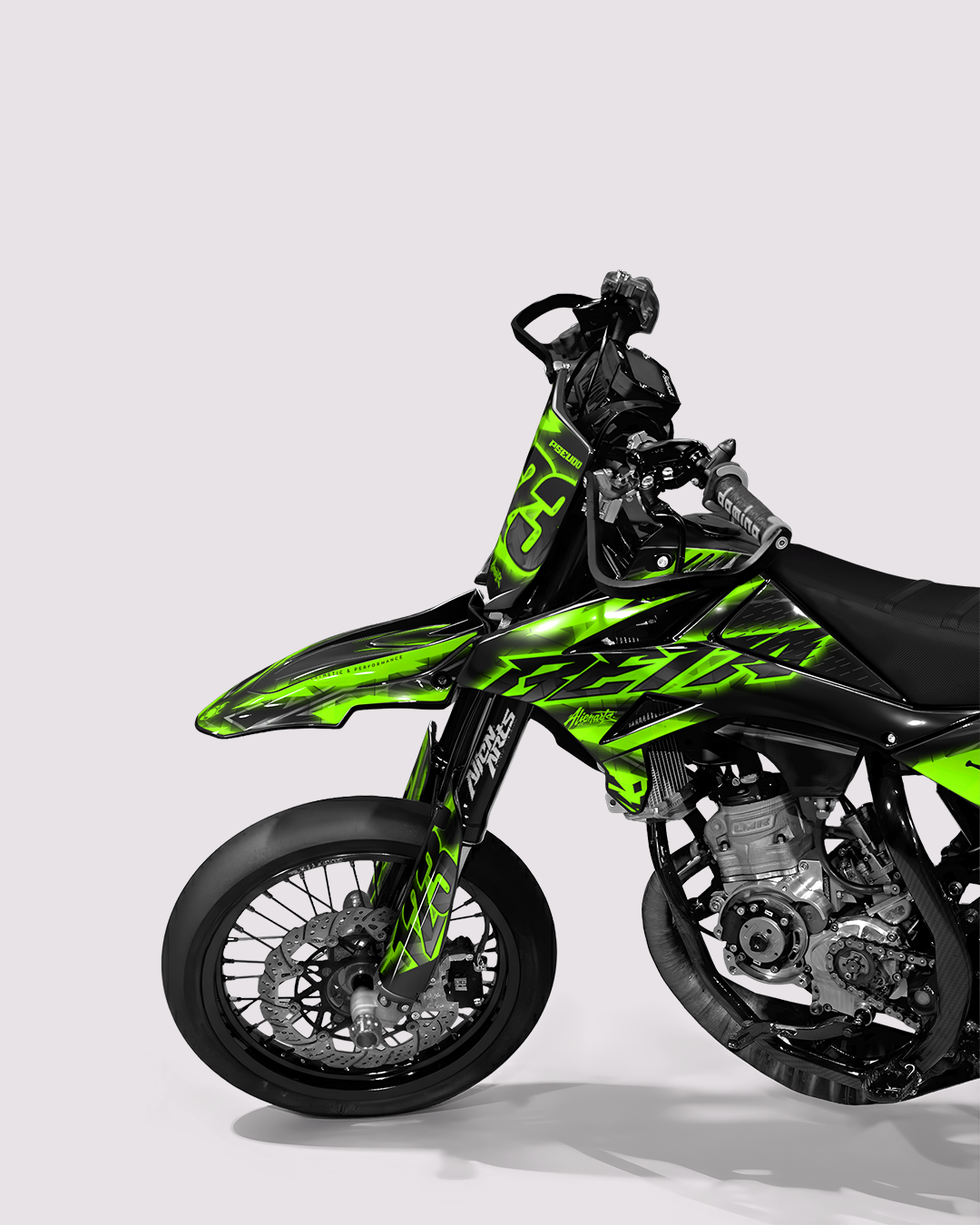 RAZOR - Kit deco BETA 50cc - Vert — vue de face