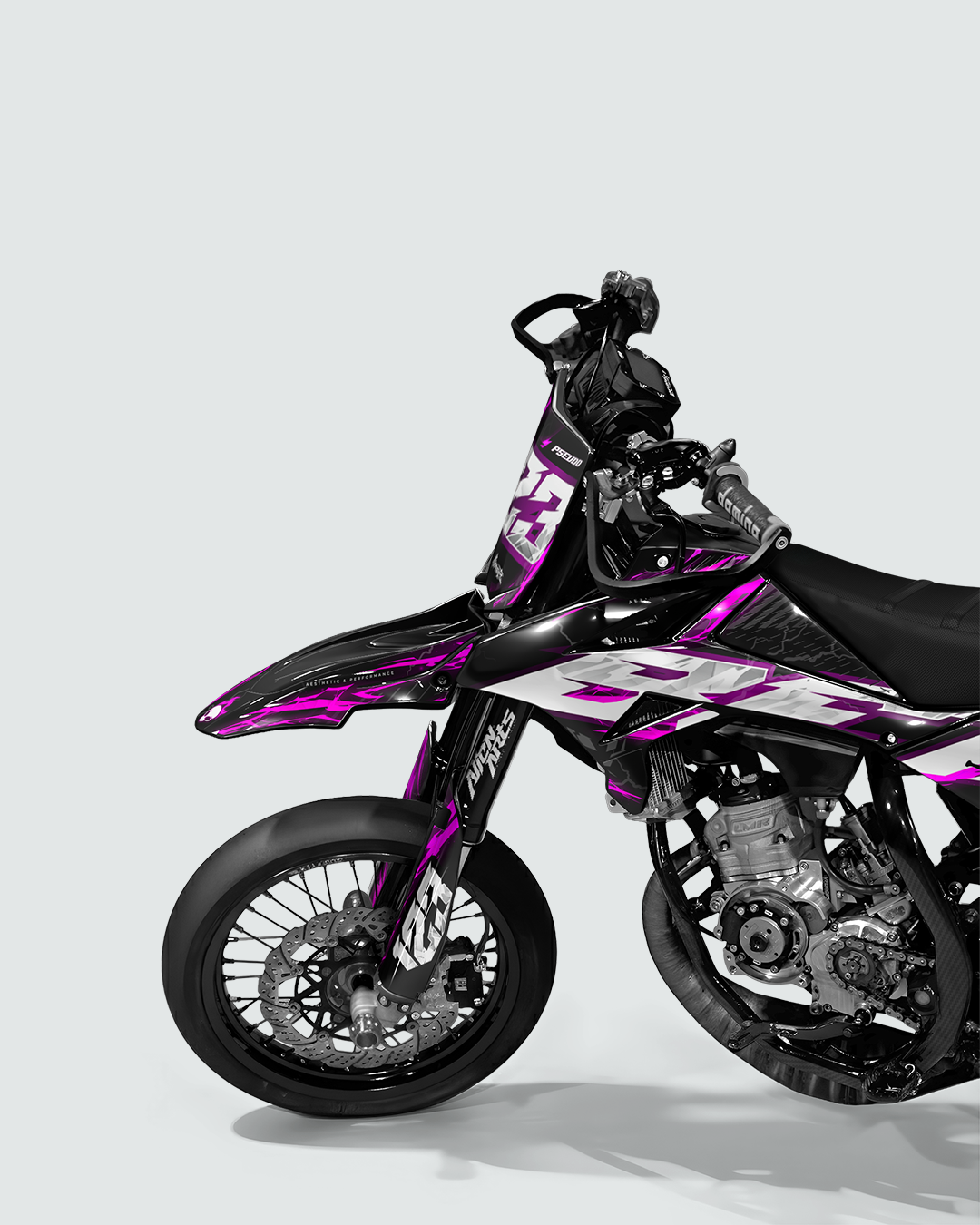 STORMX - Kit deco BETA 50cc - Rose — vue de face