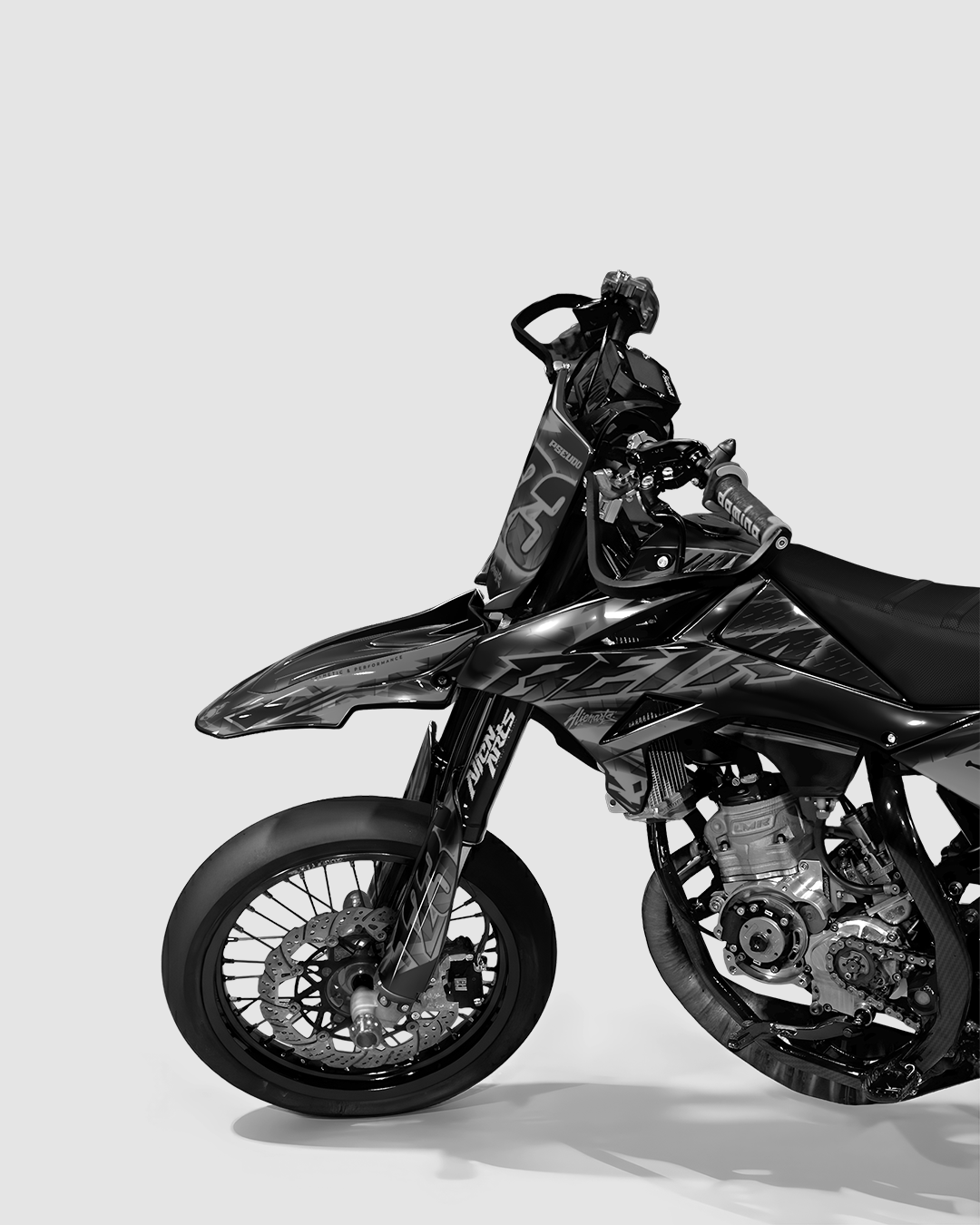 RAZOR - Kit deco BETA 50cc - Blanc — vue de face