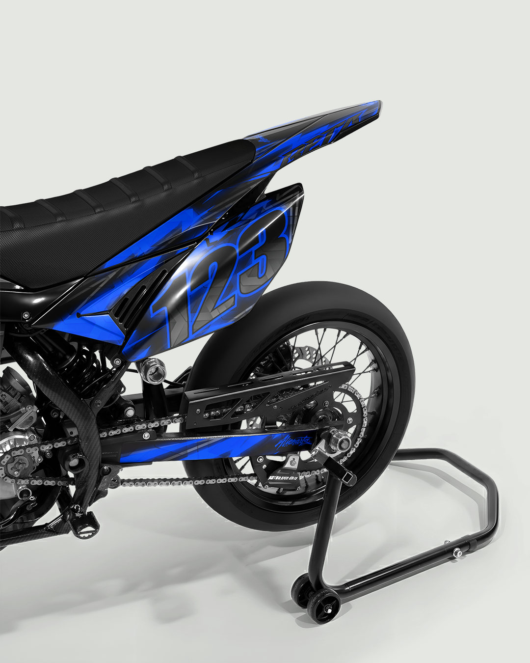 RAZOR - Kit deco BETA 50cc - Bleu — vue de dos