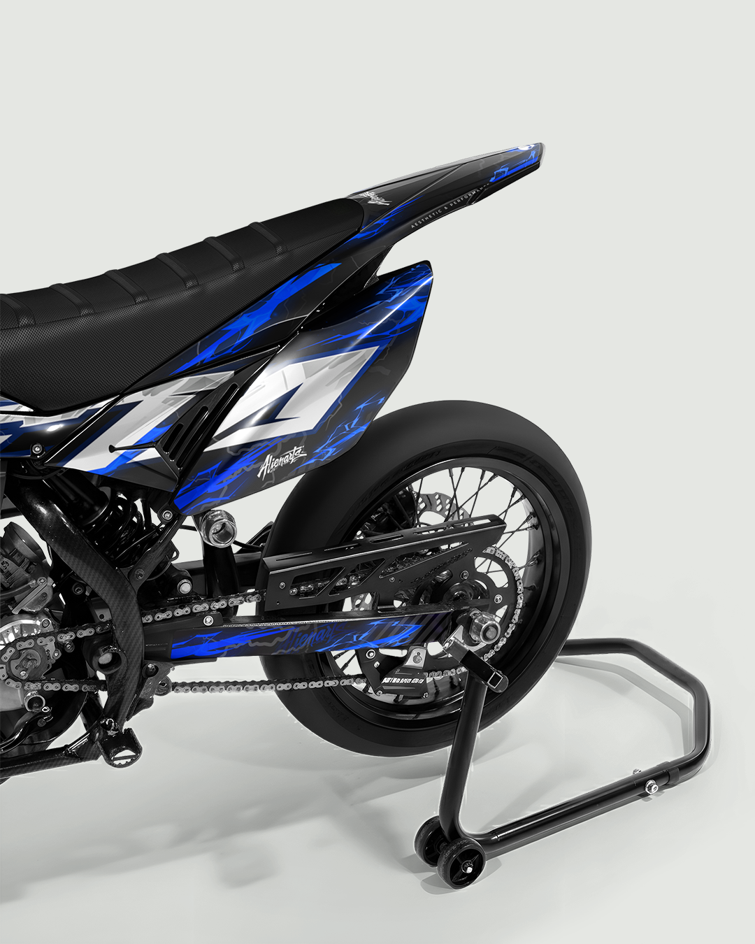 STORMX - Kit deco BETA 50cc - Bleu — vue de dos
