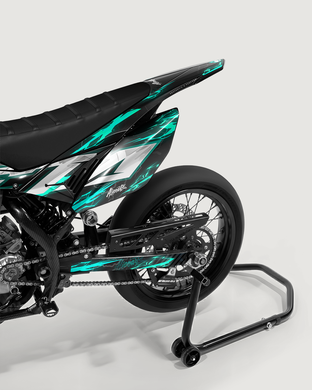 STORMX - Kit deco BETA 50cc - Turquoise — vue de dos