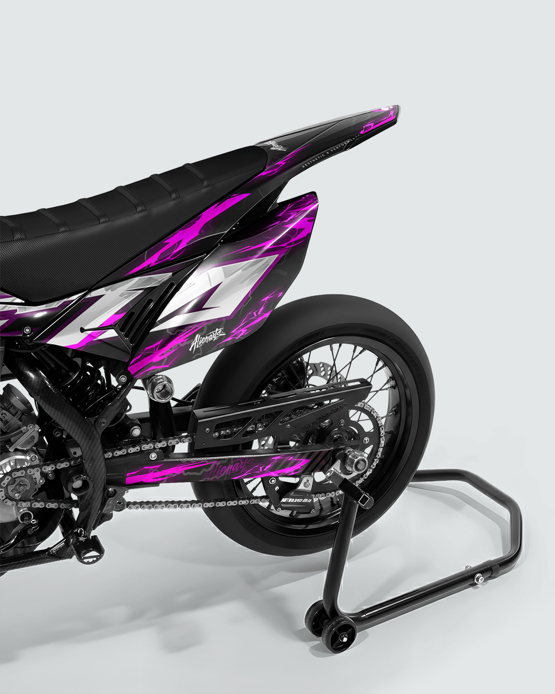 STORMX - Kit deco BETA 50cc - Rose — vue de dos