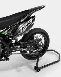 PLUME - Kit deco BETA 50cc - Vert — vue 3