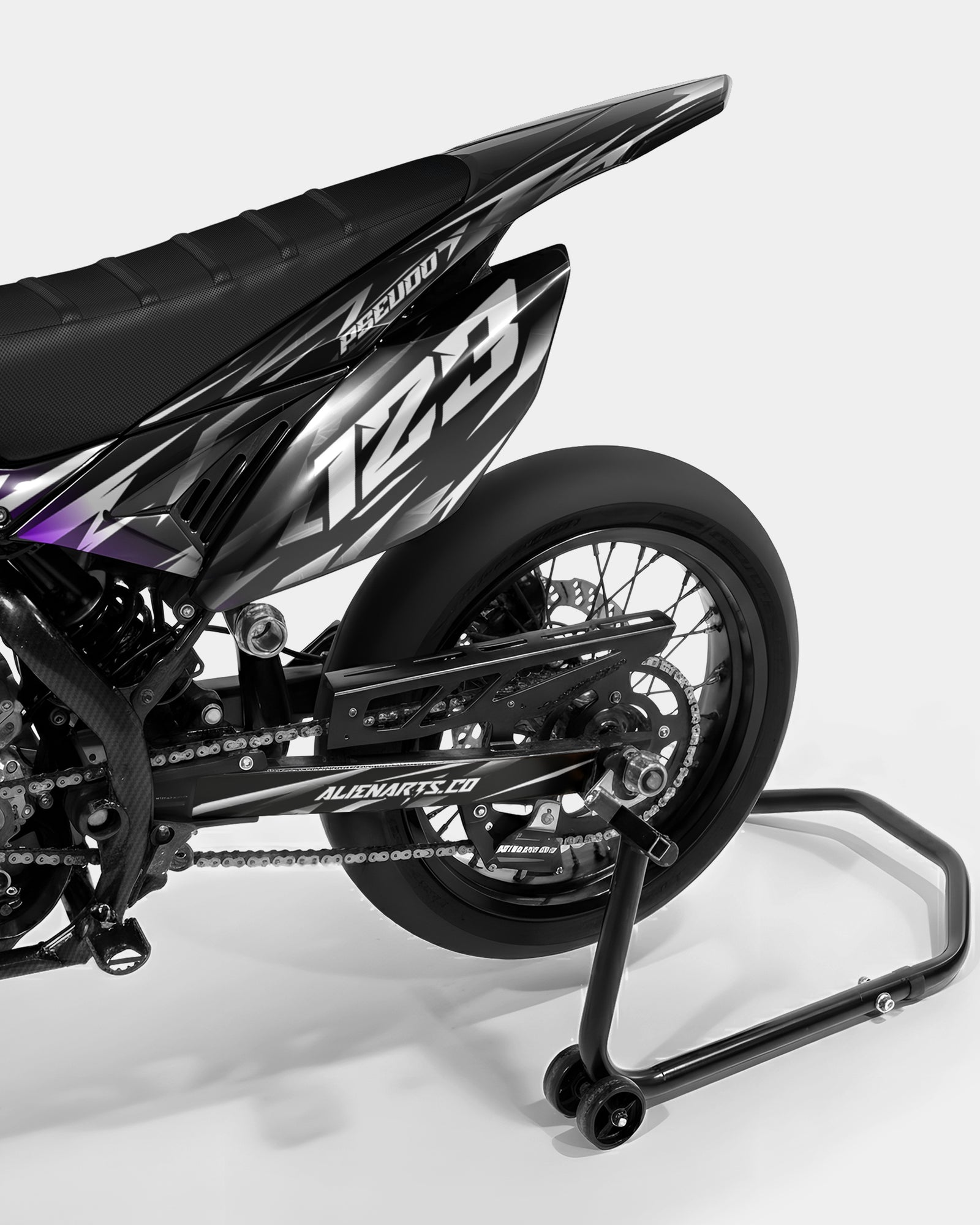 PLUME - Kit deco BETA 50cc - Violet