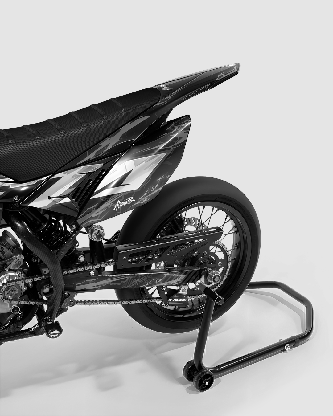 STORMX - Kit deco BETA 50cc - Blanc — vue de dos