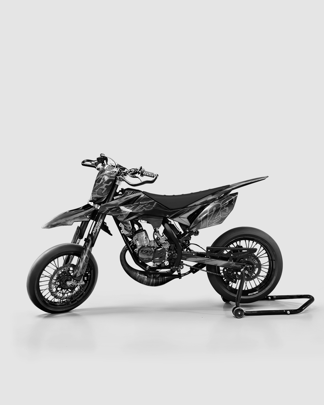 RAZOR - Kit deco BETA 50cc - Blanc — vue de côté