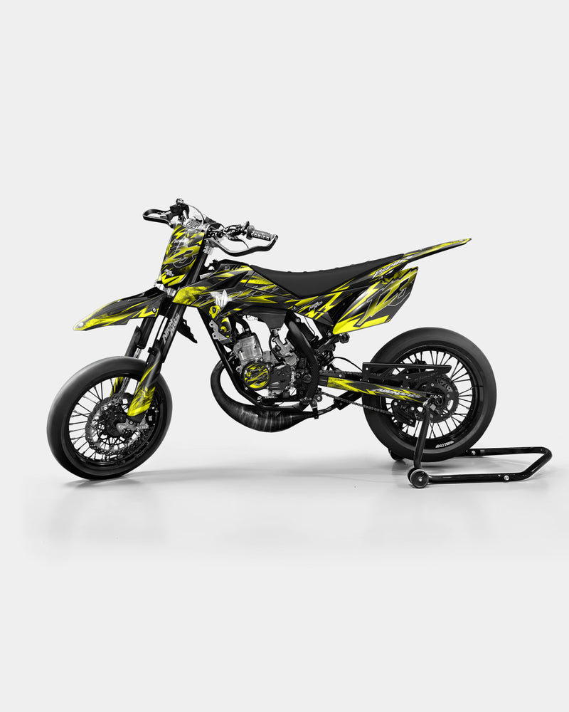 LISSE - Kit deco BETA 50cc - Jaune