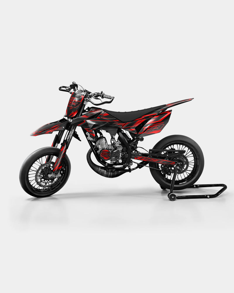 MISTRAL - Kit deco BETA 50cc - Rouge