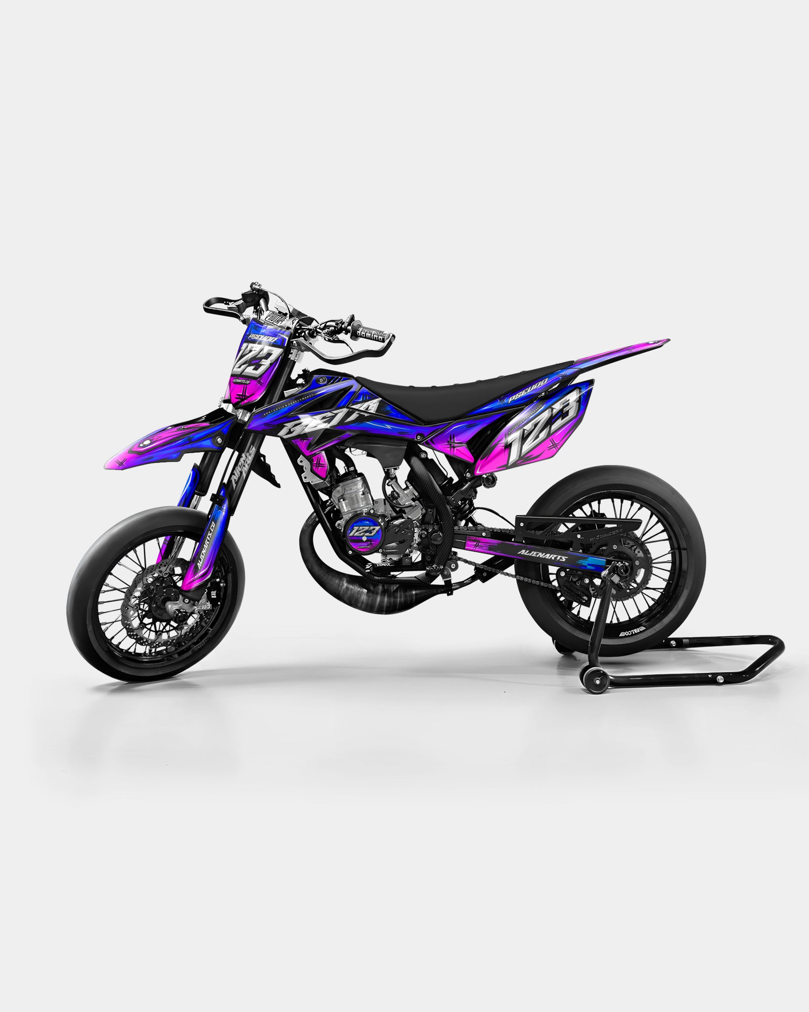 PAVO - Decoratieset BETA 50cc - Blauw Roze