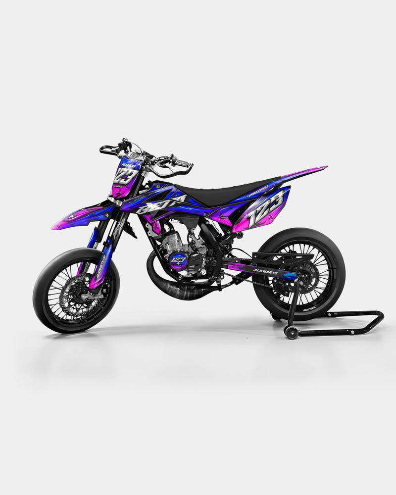 PAVO - Kit deco BETA 50cc - Bleu Rose