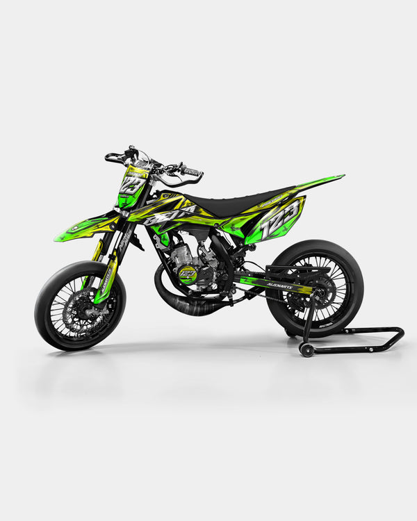 PAVO - Kit decorativo BETA 50cc - Giallo Verde