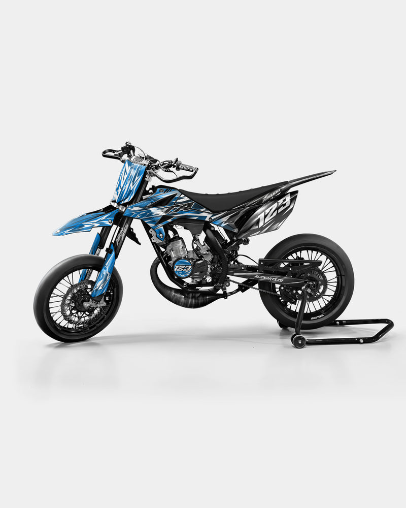 PLUME - Kit deco BETA 50cc - Bleu