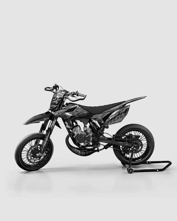 REAPER - Kit deco BETA 50cc - Blanc — vue de côté