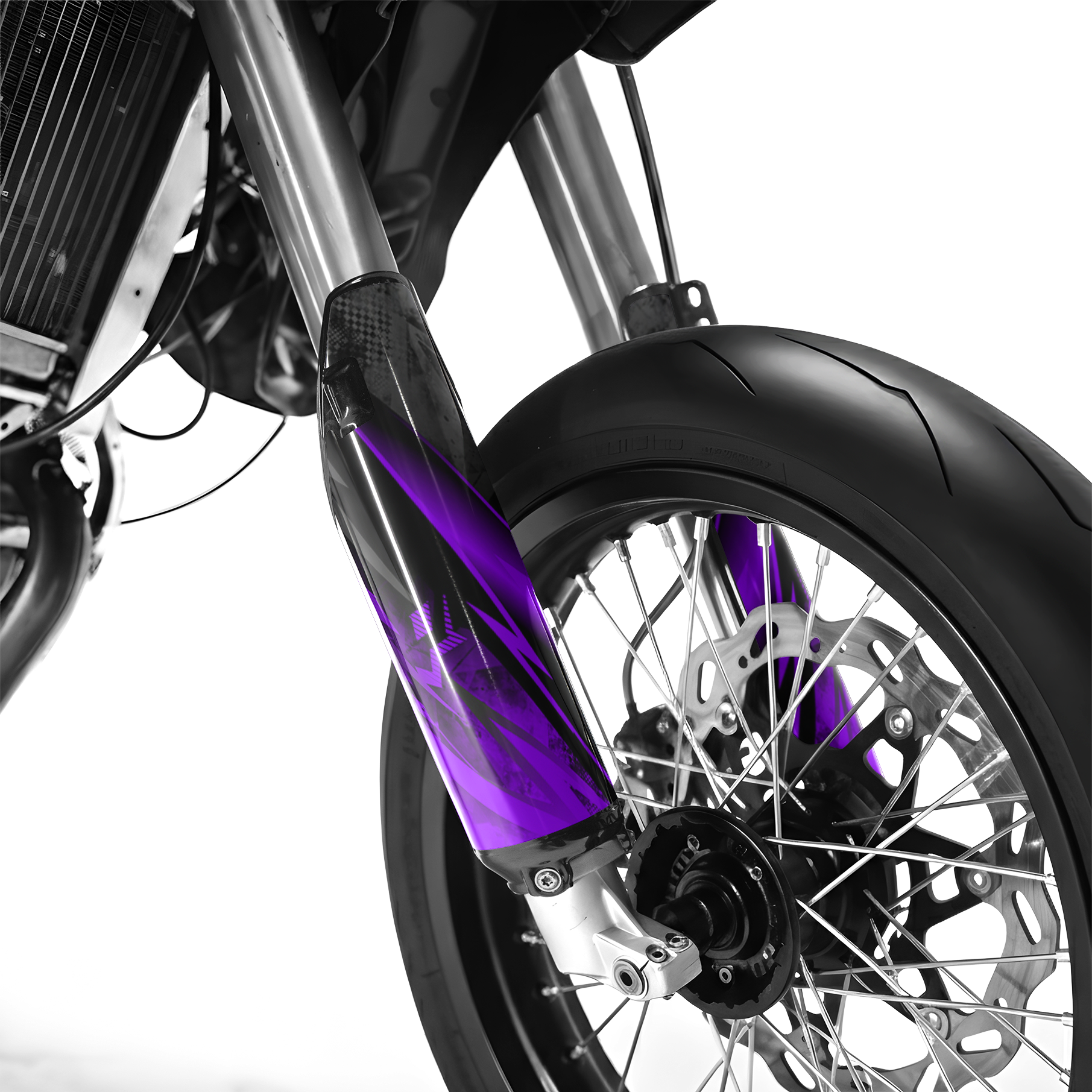 LISSE - Decoratieset DERBI 50cc - Paars