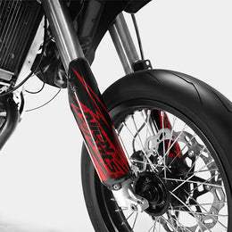 MIROIR - Kit deco DERBI 50cc - Rouge — vue 4