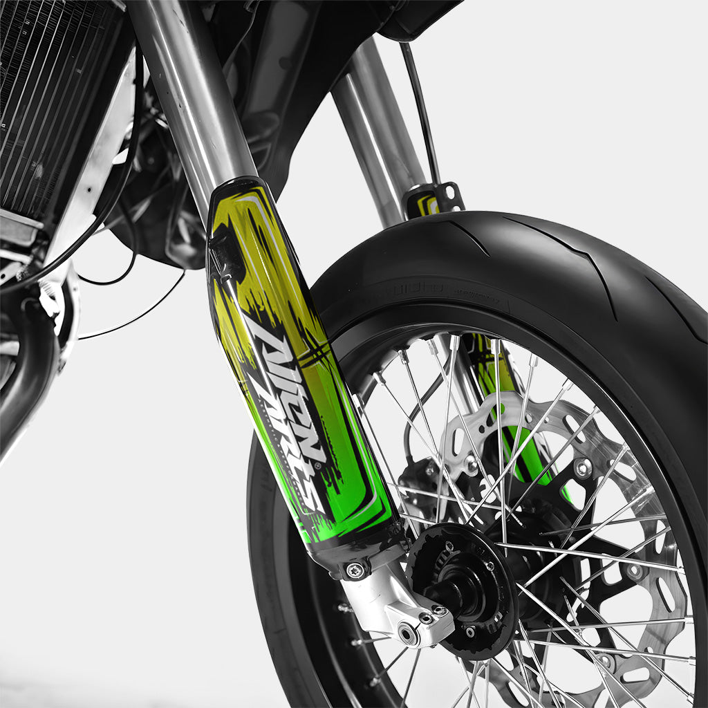PAVO - Kit decorativo DERBI 50cc -  Amarillo Verde