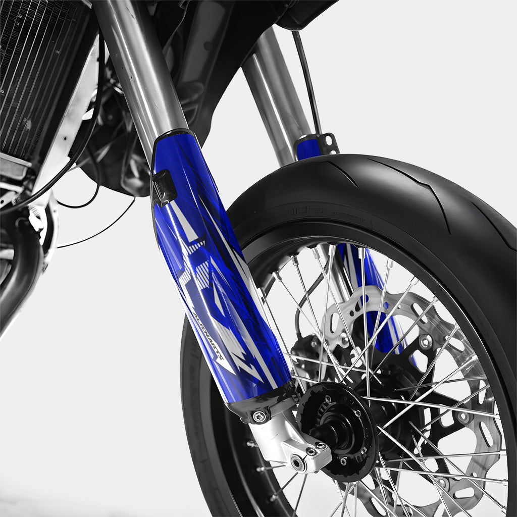 PLUME - Dekorationsset DERBI 50cc - Dunkelblau