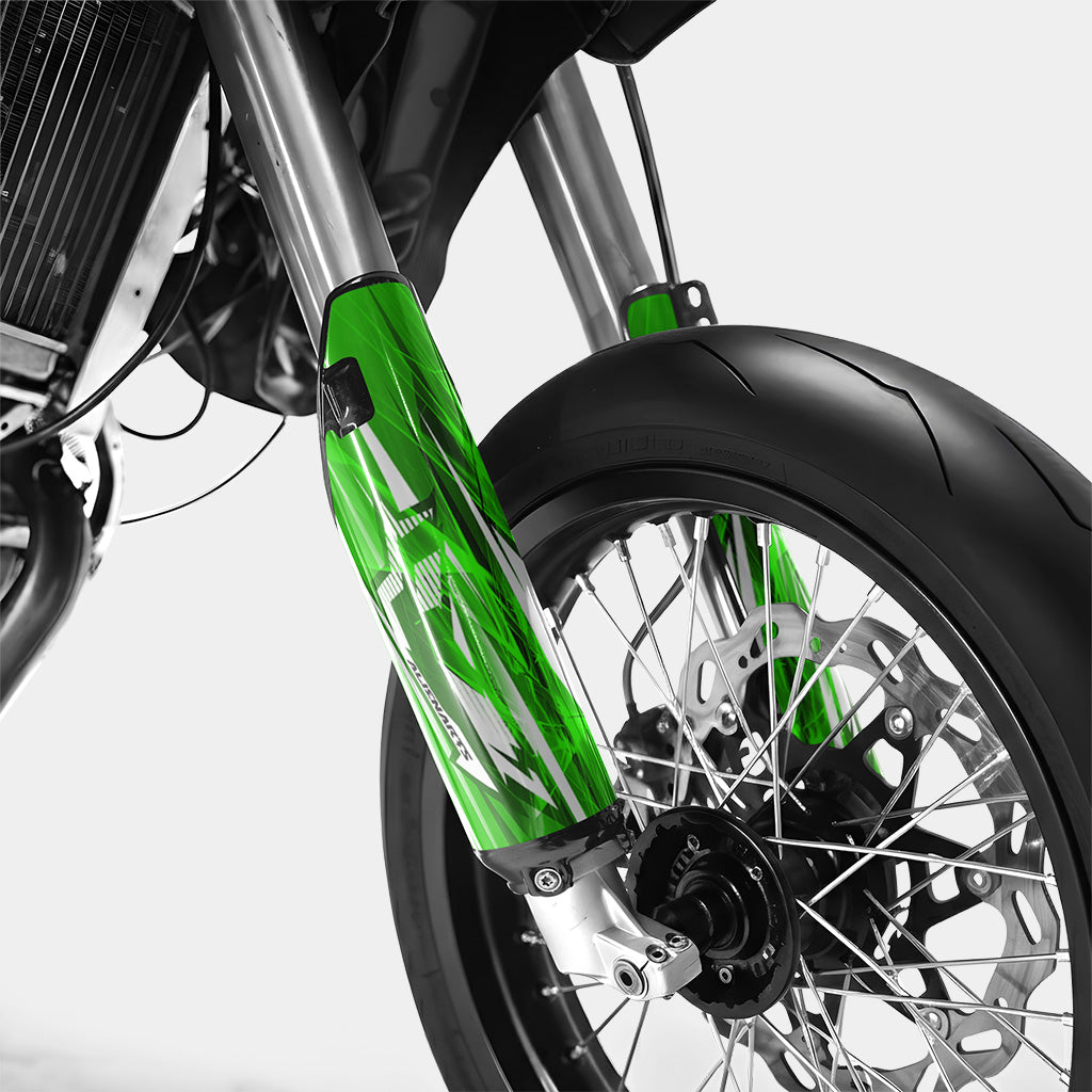 PLUME - Dekorationsset DERBI 50cc - Grün