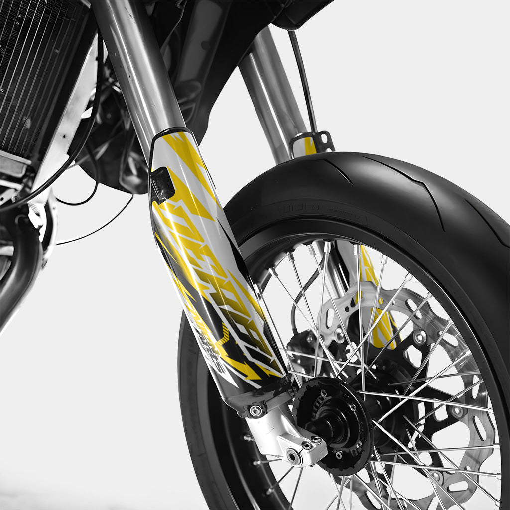 VESTA - Dekorationsset DERBI 50cc - Dunkelgelb